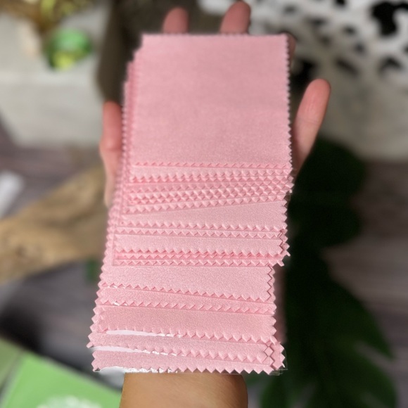 Individually Wrapped Blank Jewelry Cleaning Polishing Cloths Resin, Glasses Lot - Picture 11 of 16